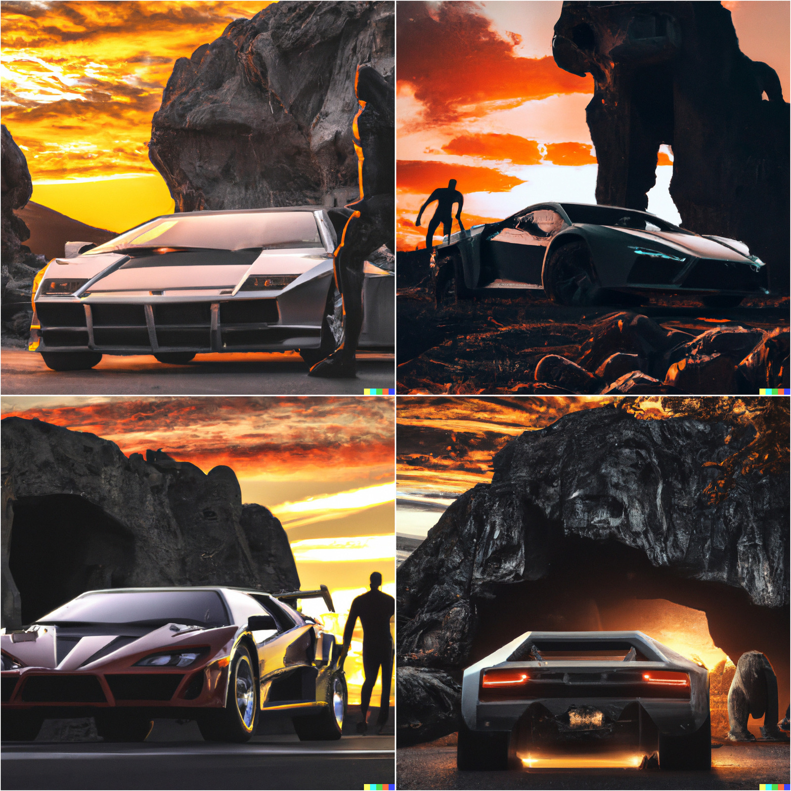 photo-of-caveman-with-lamborhini